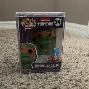 Pop Art Series Michelangelo Figure - Green and Orange